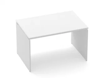 Стол прямой Дека ЛДСП каркас 75.08.12 Белый / Deka