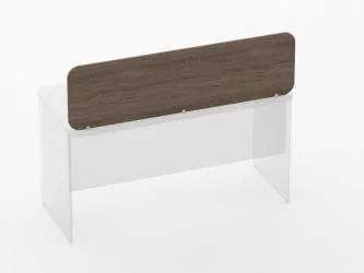 Экран разделительный прямой Глассй 5.14.14 Дуб Верцаска / Glassy