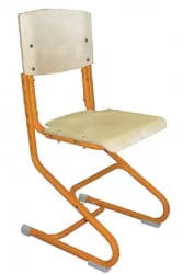 Растущий стул Stul 3 Клен Оранжевый