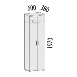 Шкаф офисный Цезарь 21.11