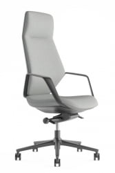 Кресло Дэвос СТАР-C-Х Светло-серый/Металл Черный / Davos STAR-C-H