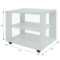 Стеклянный стол BeautyStyle 5 Венге/стекло белое