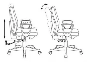 Кресло для оператора Бюрократ CH-545 Бежевый 38-402