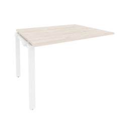Проходной наборный элемент переговорного стола ONIX O.MP-NPRG-2 Денвер Светлый/Белый