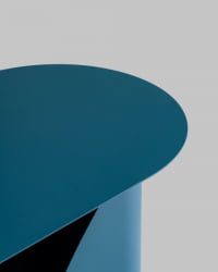 Журнальный столик Yvaine металл синий