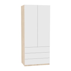 Шкаф распашный R-198х90х60-4-PO(ДСС-Белый)