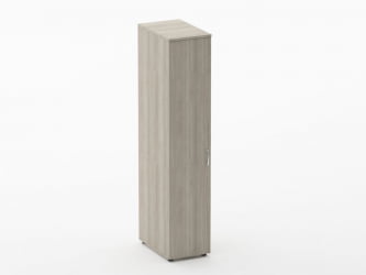 Шкаф для одежды узкий Glassy 6.19.30Л Дуб сантана светлый