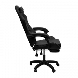 Геймерское кресло 1209-1 KINGQUEEN, цвет черный, 1209-1-black-mass