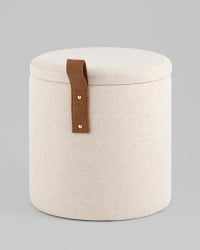 Пуф с ящиком Эркки XS белый