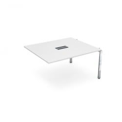 Стол системы БЭНЧ, переговорный, средний ГЛОСС ЛИНЕ НСПС-П.928 Белый Премиум / GLOSS LINE