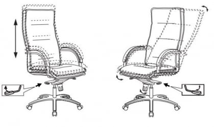 Кресло руководителя Бюрократ T-9927SL Светло-коричневый