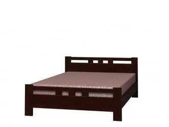 Кровать из массива Вероника 2 200х160 Орех темный