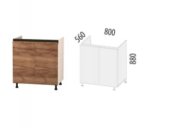 Напольный шкаф под мойку Дакота 103.51