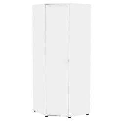 Шкаф распашный Алиса(H6) 2230х854х854 с торцевой ручкой (Белый)