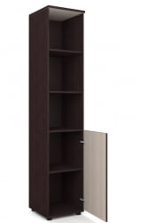 Шкаф для документов узкий Р.П-2 Крафт золотой