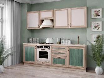 Кухонный гарнитур 2400 Кантри №07 Сономе эйч светлая