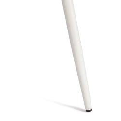 Металлический стул CHILLY (mod. 7094-1) вельвет/металл, 44,5х52,5х86 см, pink (розовый) HLR39 / белый