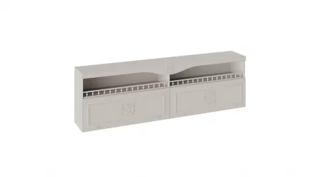 Шкаф навесной с карнизом и балюстрадой Сабрина СМ-307.12.002 Кашемир