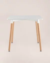 Маленький обеденный стол Oslo square WT Белый