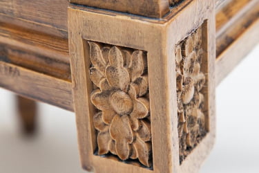 Кресло MEDALION (mod.CB2245) дерево береза, 99х59х48см, Груша (№3)