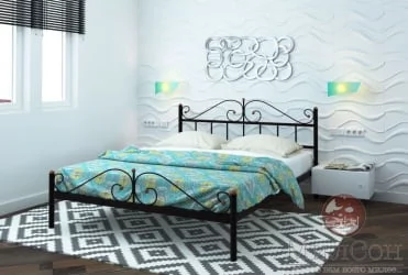 Кровать Диана Plus 1200х1900 Черная