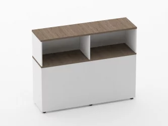 Тумба комбинированная высокая для рабочего модуля Deka 9.04.145 Дуб Верцаска/Белый