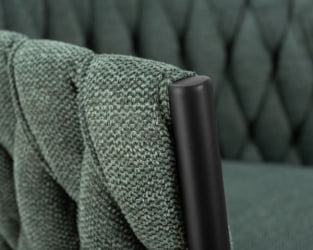 Стул барный ДОБРИН ЛЕОН (зеленая ткань (ЛАР 275-23)) 2 шт / DOBRIN LEON (LAR