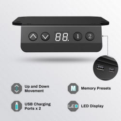 Геймерский стол EUREKA ERK-L60R-RB