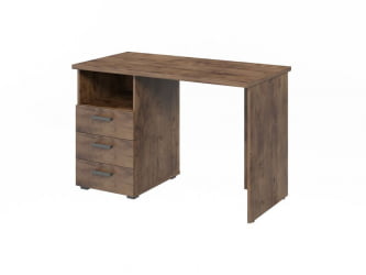 Письменный стол с полками LEMO L-27 Таксония шоколадная