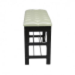 Банкетка Грейс Орех Кремовый