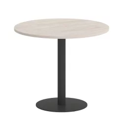 Стол журнальный круглый ХОМЕ ОФФИCЕ ВР.СП-5-90.1 Денвер Светлый/Антрацит металл / HOME OFFICE VR.SP-5-90.1