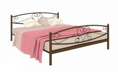 Кровать Каролина Plus 1200х2000 Коричневая