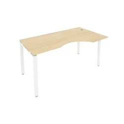 Стол письменный METAL SYSTEM Б.СА-1 Пр Акация/Белый