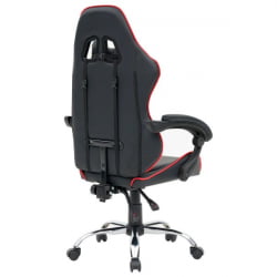 Кресло компьютерное CРОМЕКС (КРОМЕКС) ДЖокер ГМ-125 экокожа черное/красное / CROMEX Joker GM-125