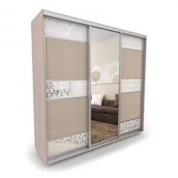 Шкаф-купе 3-х дверный Акцент-Лайн КС 1800х600  Ясень шимо светлый