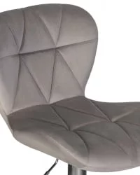 Стул барный DOBRIN BARNY Серый велюр MJ9-75
