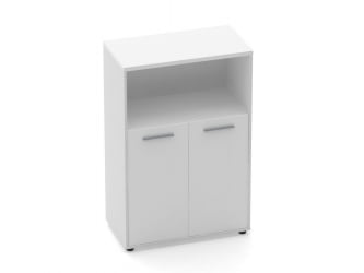 Шкаф 2 широкий закрытый с нишей Deka 10.12.111 Белый