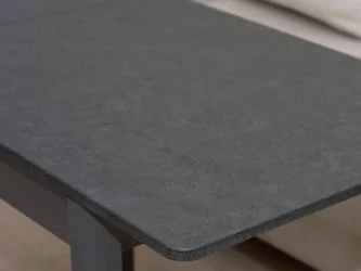 Стол обеденный раскладной Орфей 44 Антрацит-Оникс