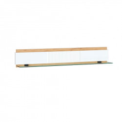 Полка навесная 1400 Бари ЛД 698.100.000 Дуб Золотой Белый