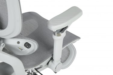 Кресло офисное ТопЧаирс Продигй с оттоманкой серый / TopChairs Prodigy