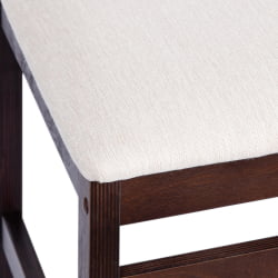 Стул ROSARIO Многослойная фанера, 39 х 39 х 99 см, Cappuchino, ткань бежевая (81/10)