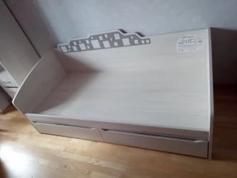 Детская кровать для мальчика Мегаполис 55.11 Сосна Астрид