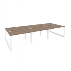 Рабочая станция на О-образном м/к ONIX O.MO-D.RS-6.2.7 Дуб Аризона/Белый
