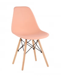 Стул Eames Style DSW персиковый (разборный каркас)