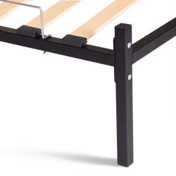 Односпальная кровать Marco металл, 90х200см, черный