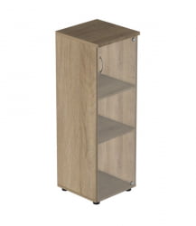 Шкаф для документов с прозрачными стеклами Р.Пс-3СБ Ясень светлый