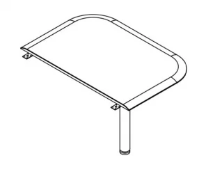 Приставка для письменного стола WKD 906 Дуб сонома