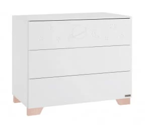 Тумбочка для детской Micuna Magic Mum CO-1850 White/Waterwood