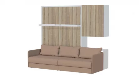 Диван Лайт К 1600 со шкафом Белый Дуб Сонома Либерти 5