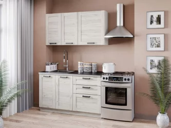 Тумба кухонная 600 с 3 ящиками (4) Винченца ЛД 234.140.000.010 Белый Дуб Крафт белый